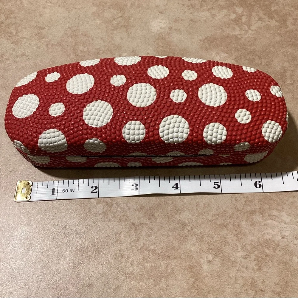 Red and White Polka Dot Hard Case for Kids Glasses